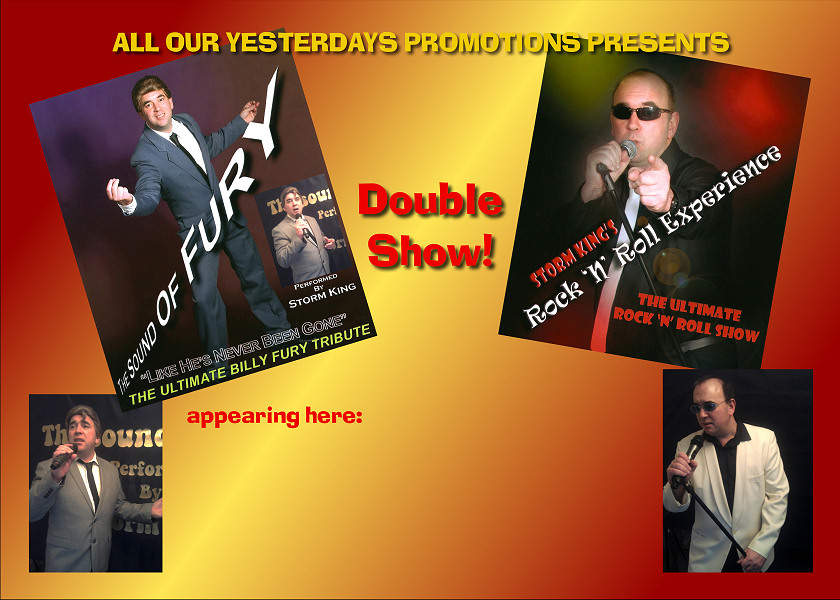 Billy Fury Rock n Roll Double Show